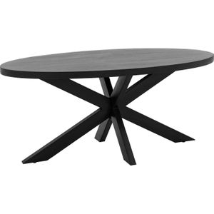 Goossens Axilon Eettafel - Hout - 180 x x cm - Ovaal