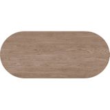 Goossens Excellent Eettafel Floyd, Semi rond 260 x 100 cm