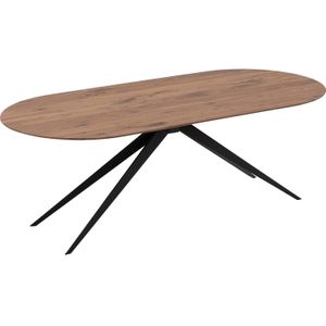 Goossens Excellent Eettafel Floyd, Semi rond 260 x 100 cm