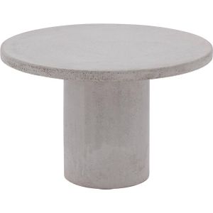 Goossens Salontafel Stone rond, beton grijs, urban industrieel, 50 x 31 x 50 cm