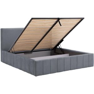 Goossens Bedframe Carte, 160 x 200 cm met storage, met 2x lattenbodem