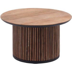 Goossens Adel Salontafel - Hout - 60 x 35 x 60 cm - Rond