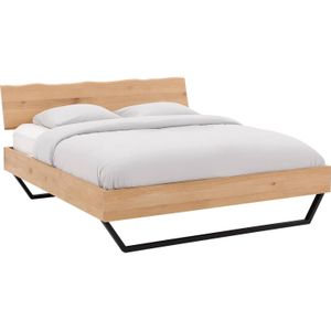 Goossens Bedframe Slade, Bedframe 140 x 200 cm hoofdbord organisch