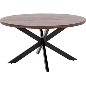 Goossens Mabel eettafel Hout 150 x 150 cm