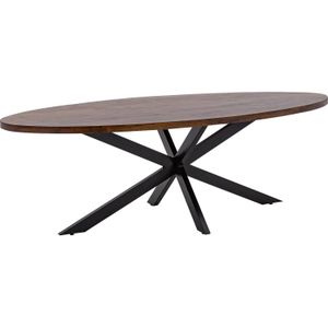 Goossens Eettafel Mabel, Ovaal 240 x 110 cm