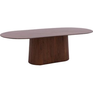 Goossens Eettafel Zenna, Semi rond 250 x 110 cm