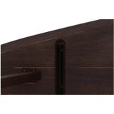 Goossens Salontafel Ferry organisch, hout eiken bruin, elegant chic, 110 x 36 x 60 cm