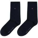 Tommy Hilfiger - Klassieke Damessokken - Zacht Katoen - Black - Per 2 Paar