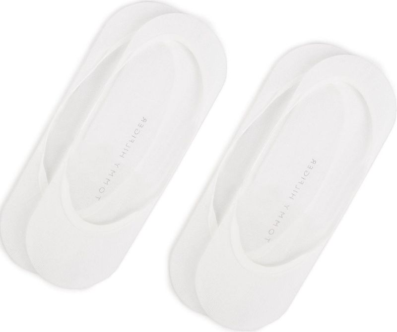 Tommy Hilfiger - Ballerina Step - Dames Onzichtbare Sokken - Wit - 2-Pack