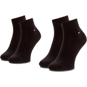 Tommy Hilfiger - Korte Sokken - Zwart - Katoen, Polyamide, Elastaan