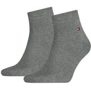 Tommy Hilfiger Men's Quarter 2P-herensportsokken, 2 paar