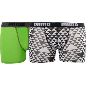 Puma Graphic - Sportonderbroek - Kinderen - Maat 128 - Groen/ Zwart/ Wit