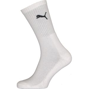 PUMA - Sport Cush Crew - Sportsokken - Zwart - 6-Pack