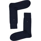 Tommy Hilfiger - Rugby Stripe Socks - Herensokken - Blauw met Rood - 2-pack