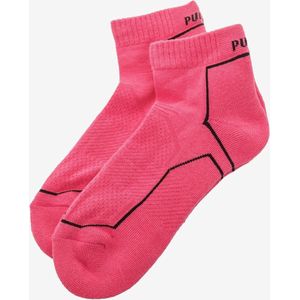 Puma - Performance Quarter Train - Sportsokken - Neon Pink - 2-Pack