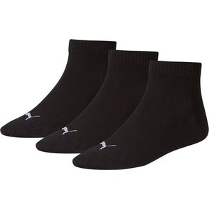 Puma Unisex Quarter Plain Enkelsokken 3 Pack