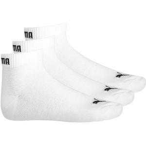 Puma - Sneakersokken - Wit - Katoen - 3-Pack