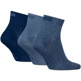 Puma - Sneakersokken - Dark Denim - 3-Pack - Katoen
