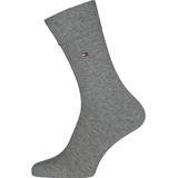 Tommy Hilfiger - Duo Stripe Socks - Herensokken - Antraciet Grijs - Katoen - 2-pack