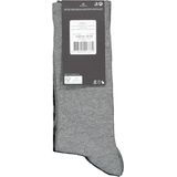 Tommy Hilfiger - Duo Stripe Socks - Herensokken - Antraciet Grijs - Katoen - 2-pack