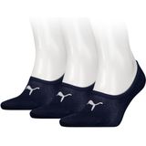 Puma - Footie - Onzichtbare Sokken - Donkerblauw - 3-Pack - Katoenmix