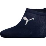 Puma - Footie - Onzichtbare Sokken - Donkerblauw - 3-Pack - Katoenmix