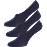 Puma - Footie - Onzichtbare Sokken - Donkerblauw - 3-Pack - Katoenmix