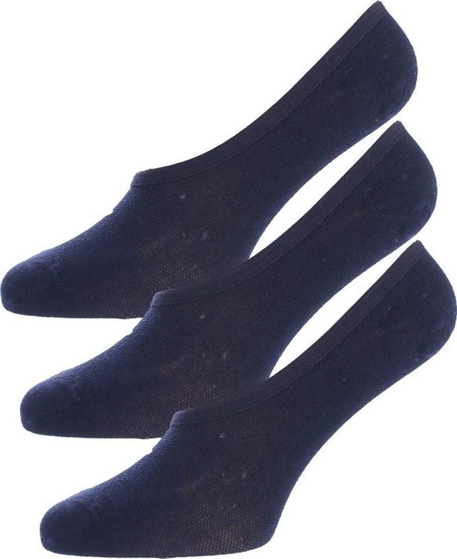 Puma - Footie - Onzichtbare Sokken - Donkerblauw - 3-Pack - Katoenmix
