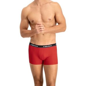 HEAD - microfiber Boxershorts - Rood en Zwart - 2-Pack
