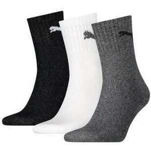 Puma - Halfhoge Sokken - Katoen - 3-Pack - Naadloos