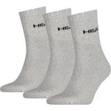 Unisex - Korte Sokken - Grijs - 3-pack - Katoenmix