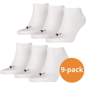 Puma - D Invisible - Sportsokken - Wit - 9-pack