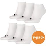 Puma - D Invisible - Sportsokken - Wit - 9-pack