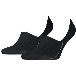 Tommy Hilfiger - Footie Socks - Zwart - 2-pack - Heren Sneakersokken - Katoen