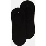 Tommy Hilfiger - Footie Socks - Zwart - 2-pack - Heren Sneakersokken - Katoen