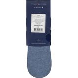 Tommy Hilfiger - Footie Socks - Enkelsokken - Jeans Blauw - Katoen - 2-Pack