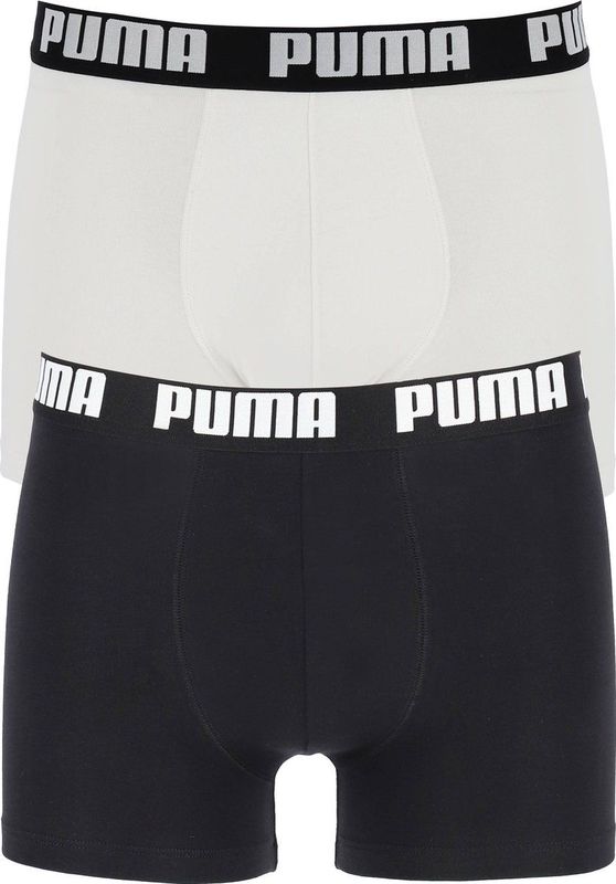 Puma - Basic - Boxershort - Zwart/Wit - 2-pack