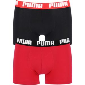 PUMA Basic Boxershort - 2-pack - Donkergrijs - Maat XXL