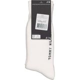 Tommy Hilfiger - Flag Socks - Unisex Sportsokken - Wit - Katoen - 1-pack