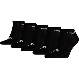 Head - Sneakersokken - Zwart - 5-Pack - Katoen/Polyester