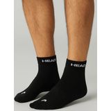 HEAD - Quarter Sokken - 5-Pack - Zwart - Katoen/Polyester