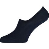 Tommy Hilfiger - Footie - Dames Sokken - Donkerblauw - Katoen - 2-Pack