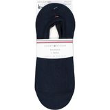Tommy Hilfiger - Footie - Dames Sokken - Donkerblauw - Katoen - 2-Pack