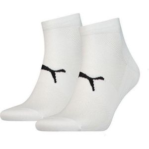Puma - Performance Train Light Quarter - Sportsokken - 35 - 38 - Wit
