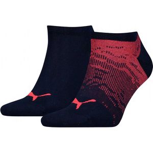 Socks puma sneakers 2p black red