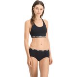 PUMA Mini-ondergoed shorts voor dames, 3 stuks, Wit
