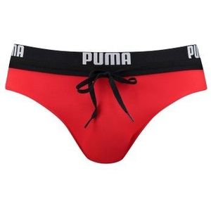 PUMA - Zwembroek - Zwart - Gerecycled Nylon - Logo Tailleband