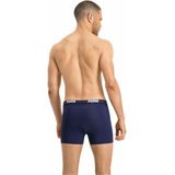 PUMA Swim Logo Trunk - Zwembroek - Navy - Materiaal: Vormvast