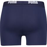 PUMA Swim Logo Trunk - Zwembroek - Navy - Materiaal: Vormvast