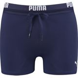 PUMA Swim Logo Trunk - Zwembroek - Navy - Materiaal: Vormvast